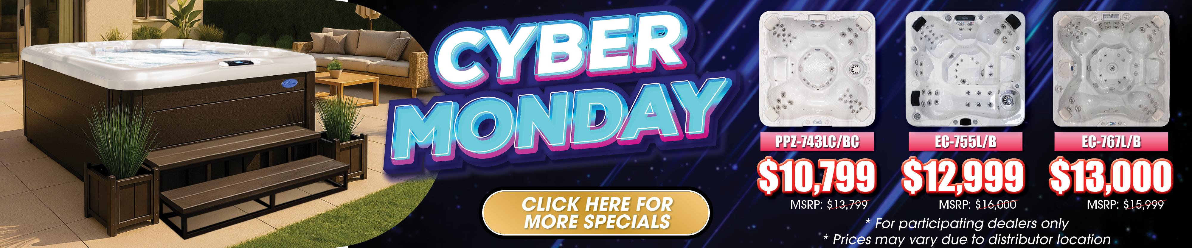 Calspas hot tub being used in a family setting - San Mateo