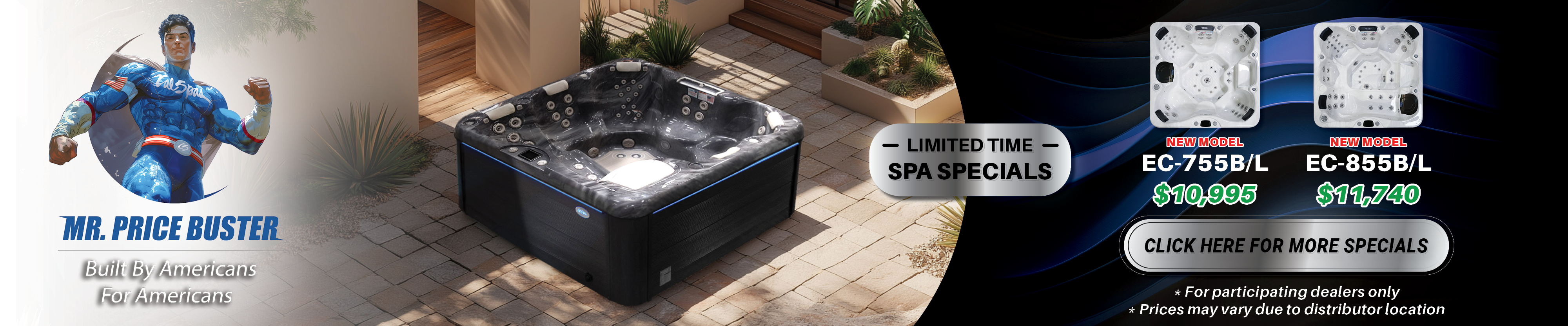 Calspas hot tub being used in a family setting - San Mateo